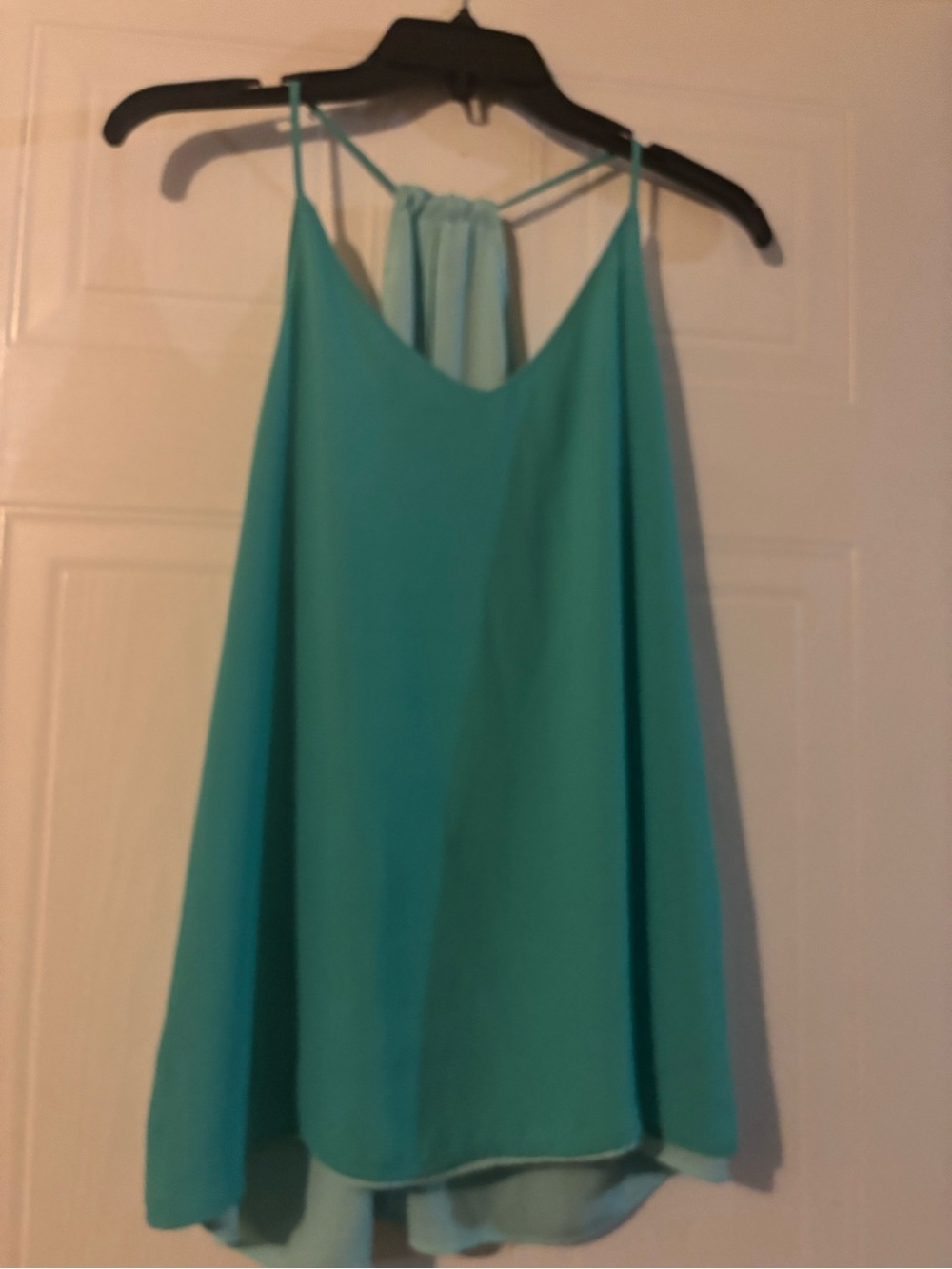 Reversible Maurices Light Aqua Layered Strappy Camisole - Picture 3 of 3